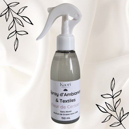 Spray d'Ambiance & Textiles Fleur de Cerisier (150 mL)