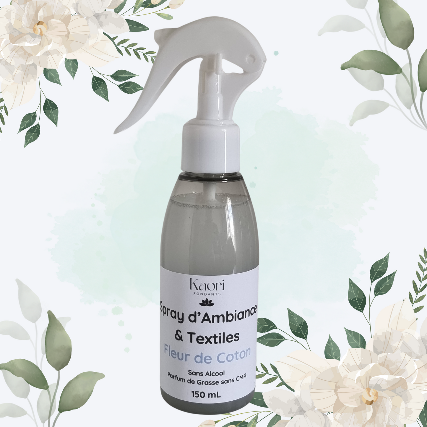 Spray d'Ambiance & Textiles Fleur de Coton (150mL)