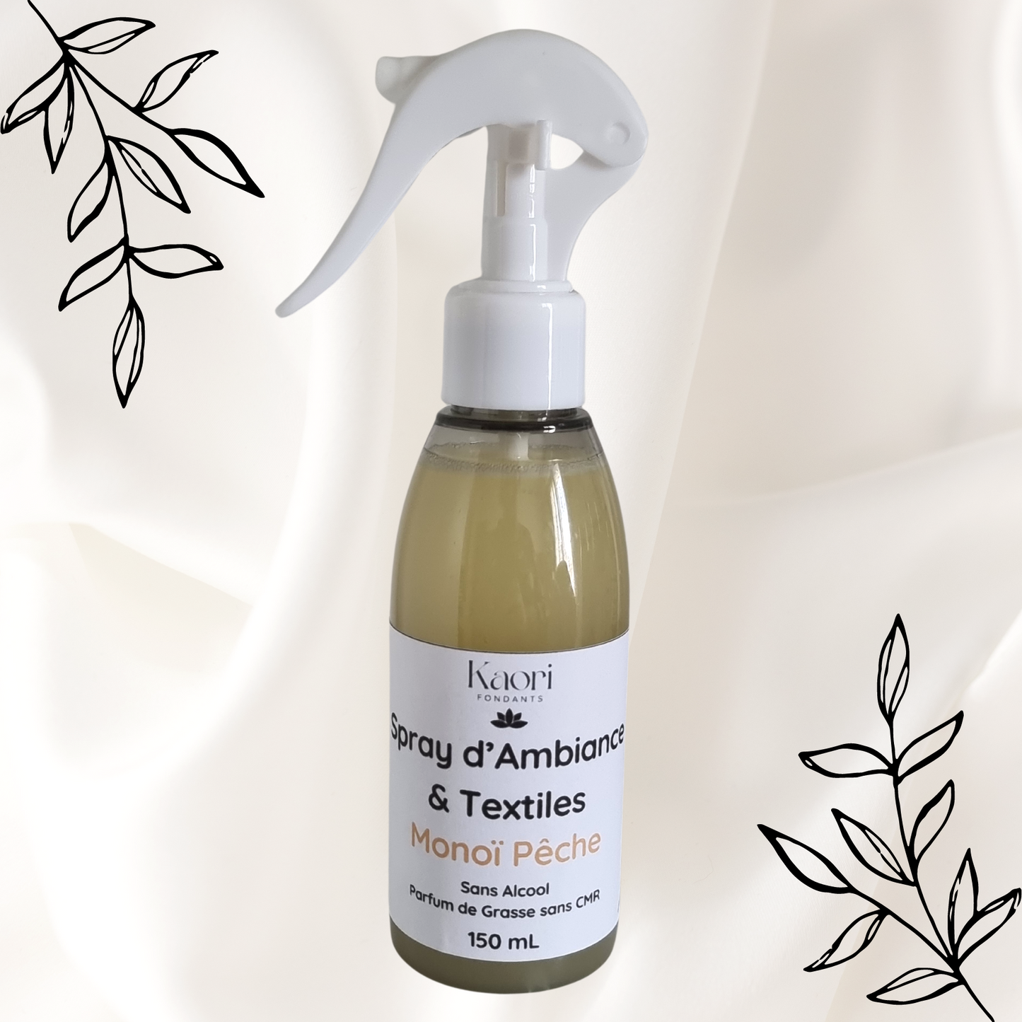 Spray d'Ambiance & Textiles Monoï Pêche (150mL)