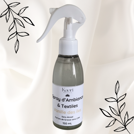 Spray d'Ambiance & Textiles Vanille des îles (150mL)